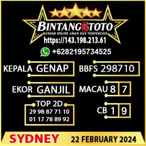 Prediksi Bintang5 Sydney