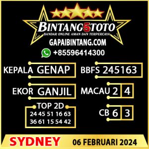 Prediksi Bintang5 Sydney