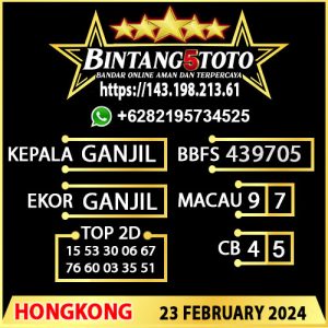 Prediksi Bintang5 Hongkong 