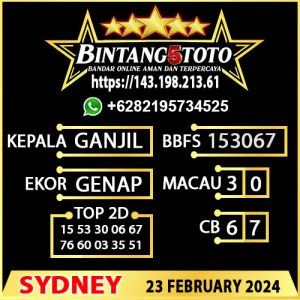 Prediksi Bintang5 Sydney